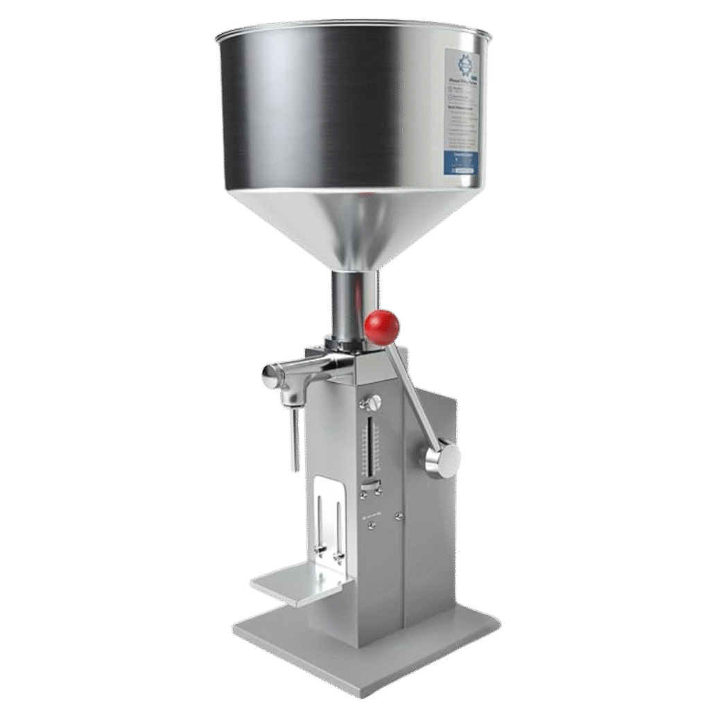 Liquid & Paste Filling Machine -Manual manufacturer & Supplier in Ahmedabad | Raghuveer Enterprise