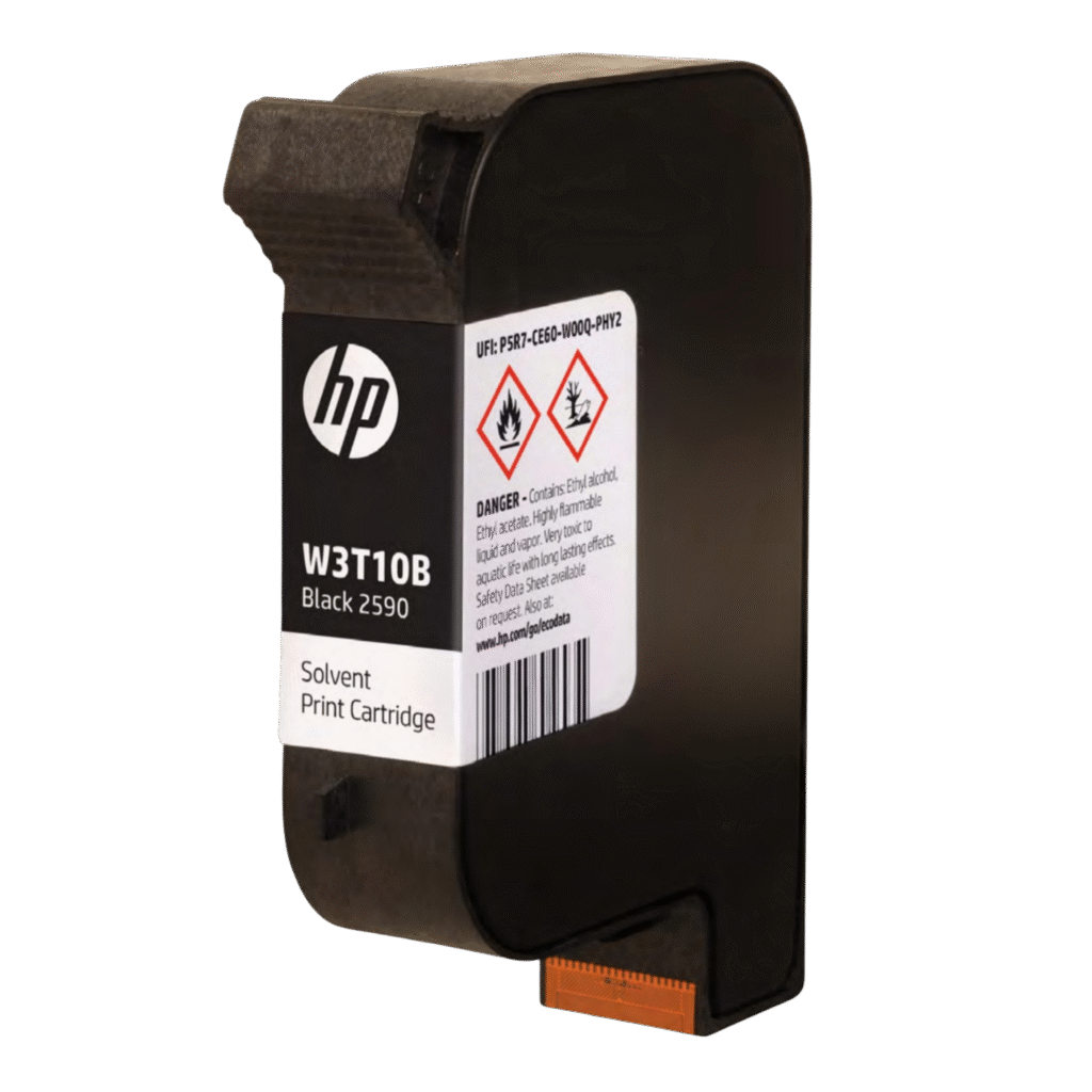 HP W3T10B - 2590 Black Solvent Ink Cartridge Manufacturer In Ahmedabad | Raghuveer Enterprise